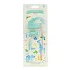 DBSSRE109 LR 2 Lid, straw & brush set Jungle