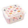 SBSEHE84 LR 4 Lunch & snack box set Hearts