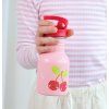 DBSMHC111 LR 4 Little stainless steel drink bottle Happy cherries