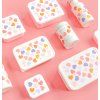 LBSSHE57 LR 6 Stainless steel lunch box Hearts