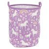 STBAUD29 LR 2 Storage basket Unicorn dreams