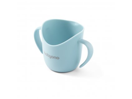 Babyono ergonomický tréningový pohár Flow svetlomodrý