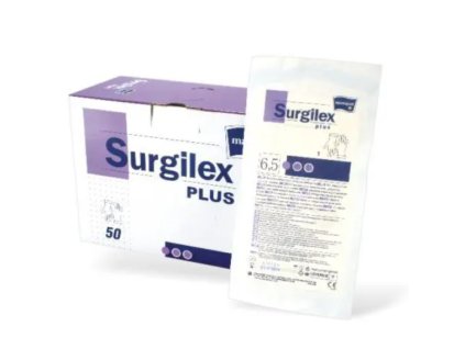 Latexové chirurgické rukavice sterilné bez púdru Surgilex
