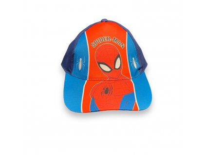 Šiltovka chlapčenská Spiderman Modrá (Veľkosť 54)