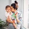 Babyono Edukačná hračka - prívesok na kočík NA FARME