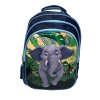 4395 skolska taska s 3d motivom slon