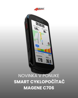 Dorazil k nám tento super kúsok, smart cyklopočítač Magene C706! 🚴‍♀️ Vlajková loď značky Magene má duálnu GPS s podporou...