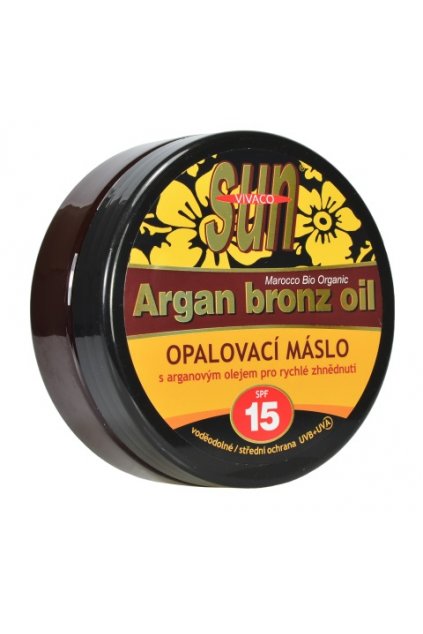 18782 vivaco opalovaci maslo s bio arganovym olejem spf 15 sun vital