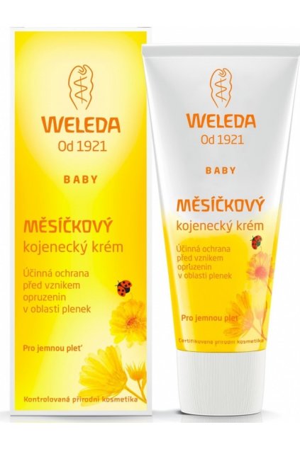 weleda měsíčkový kojenecký krém 75