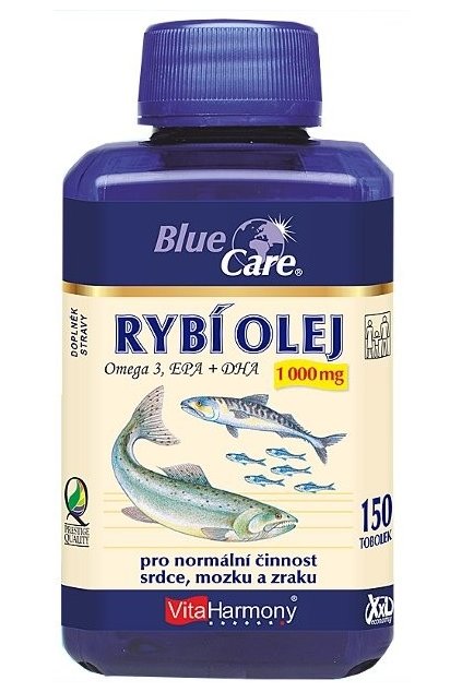 4581 vitaharmony rybi olej omega 3 1000 mg 150 tobolek