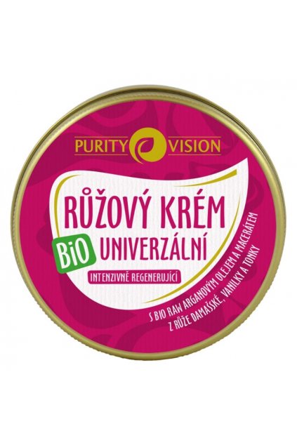 36491 purity vision bio ruzovy krem univerzalni 70 ml