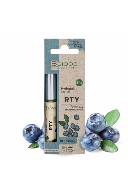 36731 1 saloos bio hydratacni serum na rty boruvka 7 ml