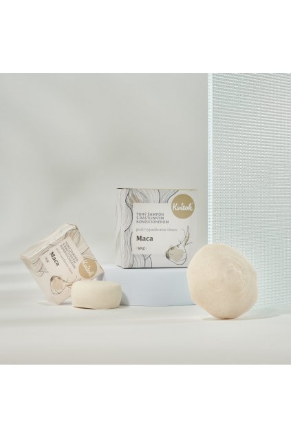 Kvitok tuhý šampon proti vypadávání vlasů Maca 25 g