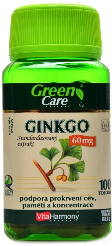 Vita Harmony VitaHarmony Ginkgo 60 mg 100 kapslí