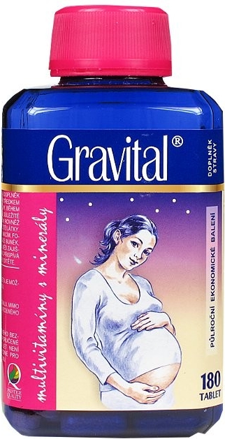Vita Harmony VitaHarmony Gravital pro těhotné a kojící ženy 180 tablet
