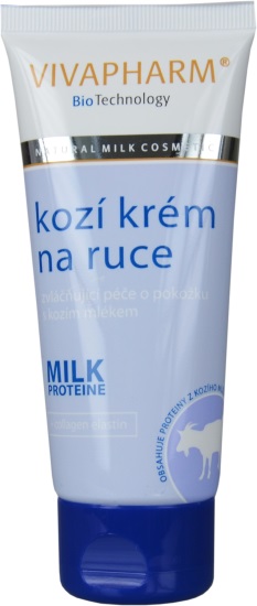 Vivaco Krém na ruce s kozím mlékem v tubě VIVAPHARM 100 ml