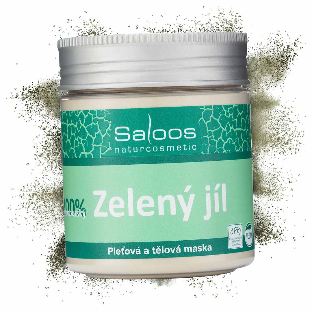 Saloos Zelený jíl 100% BIO 140 g