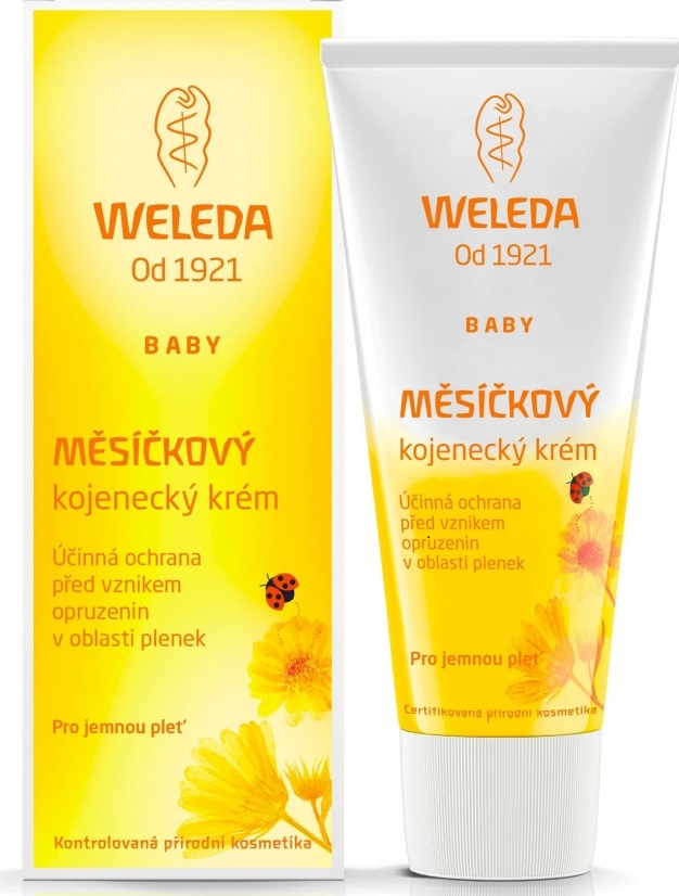 Weleda Měsíčkový kojenecký krém na opruzeniny 75 ml