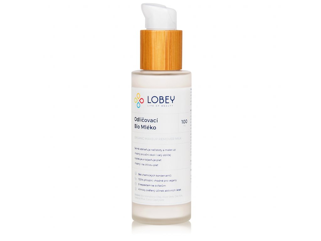 Lobey Odličovací mléko BIO (100 ml)