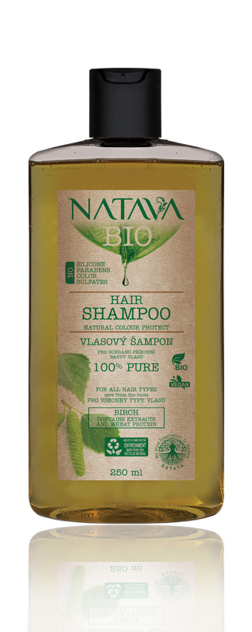NATAVA Šampon na vlasy - Bříza 250ml