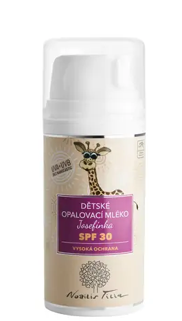 Nobilis Tilia Nobilis dětské opalovací mléko Josefínka SPF 30 100 ml