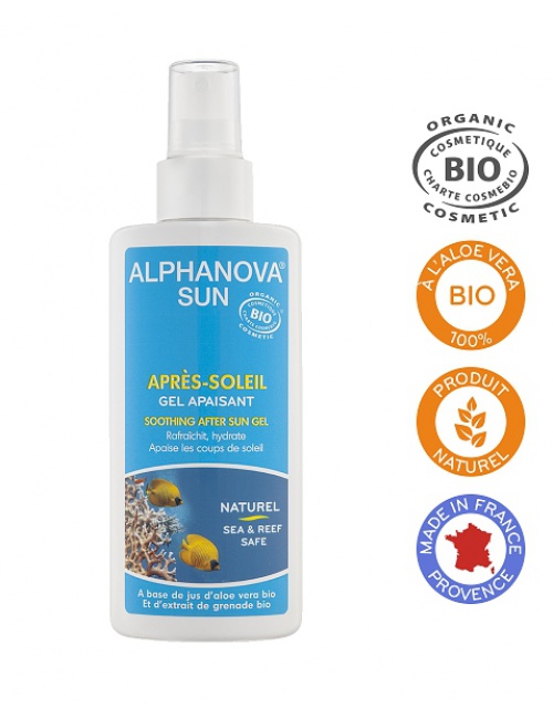 Alphanova Zklidňující gel po opalování 125 ml