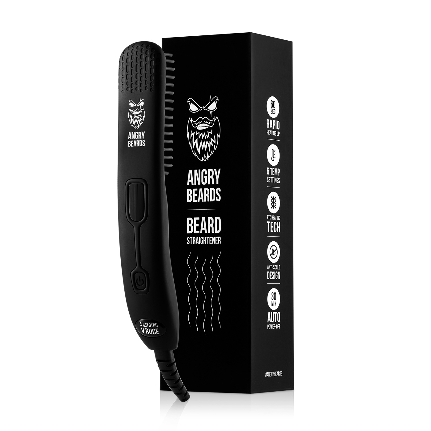 Angry Beards Beard Straightener – žehlička na vousy