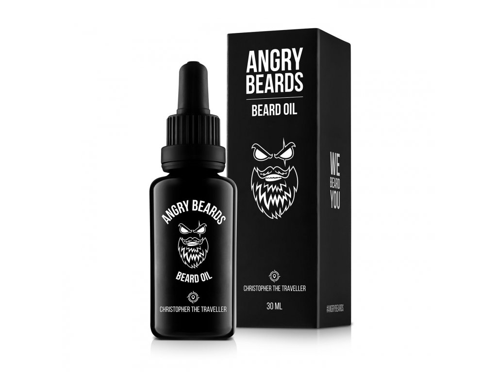 Angry Beards Christopher The Traveller olej na plnovous 30 ml