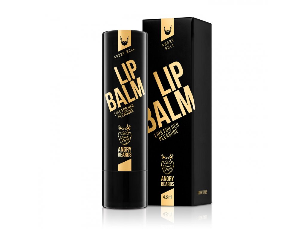 Angry Beards Lip Balm Energizující balzám na rty 4 ml