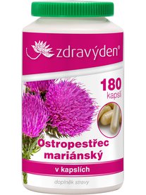 Zdravý den Ostropestřec mariánský 180 kapslí