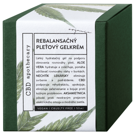 Soaphoria Rebalansačný pleťový gélkrém CBD 50 ml