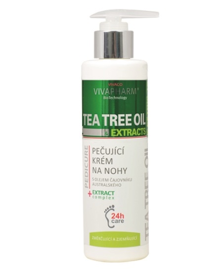 Vivaco Krém na nohy s Tea Tree Oil VIVAPHARM 200 ml