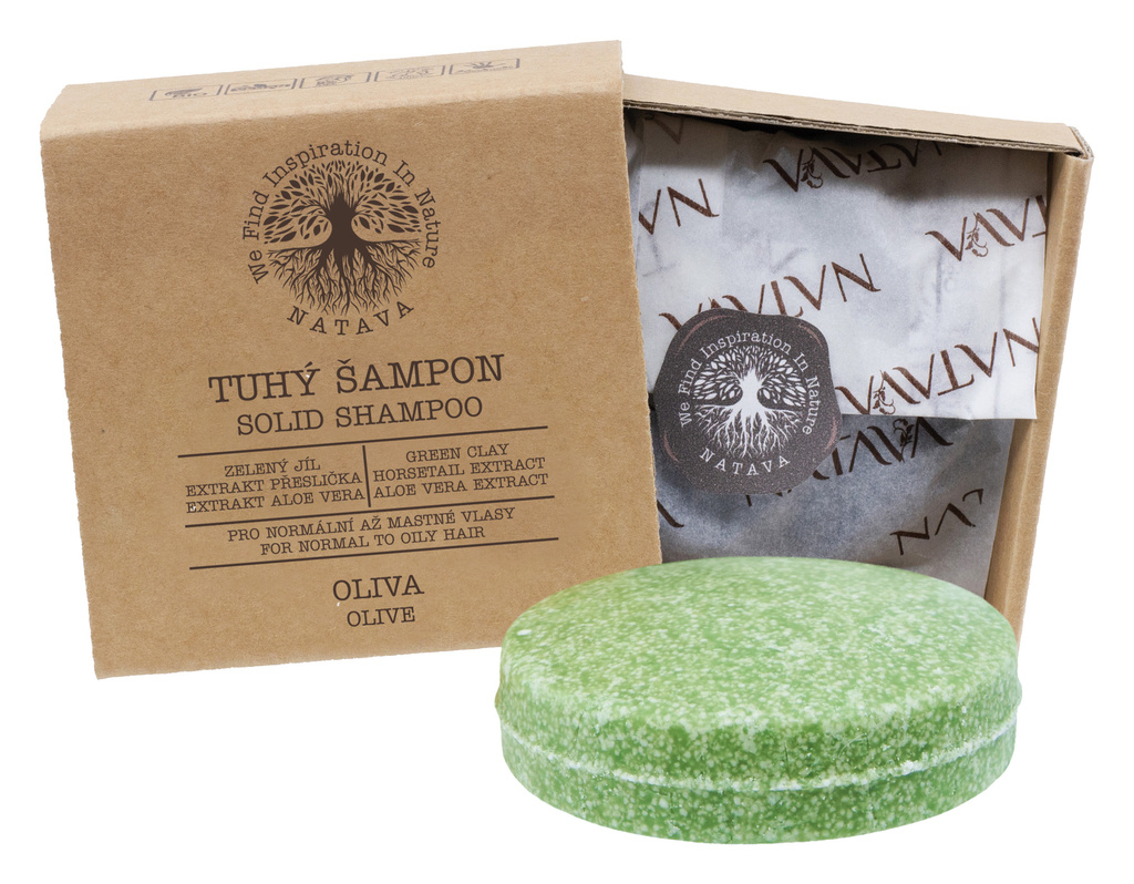 Natava Tuhý šampon Oliva 85 g