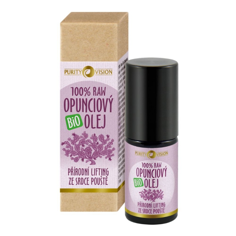 Purity Vision Opunciový olej roll-on Raw Bio 5 ml