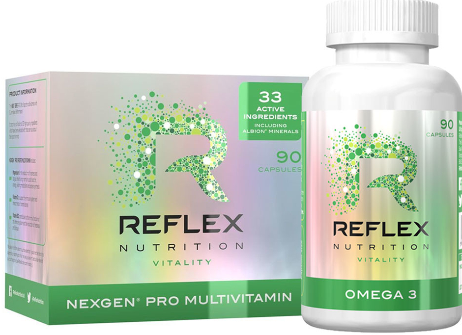 Reflex Nutrition Nexgen Pro + Omega 3 90 + 90 kapslí