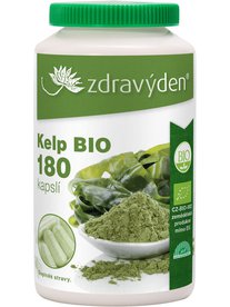 Zdravý den Kelp BIO 180 kapslí