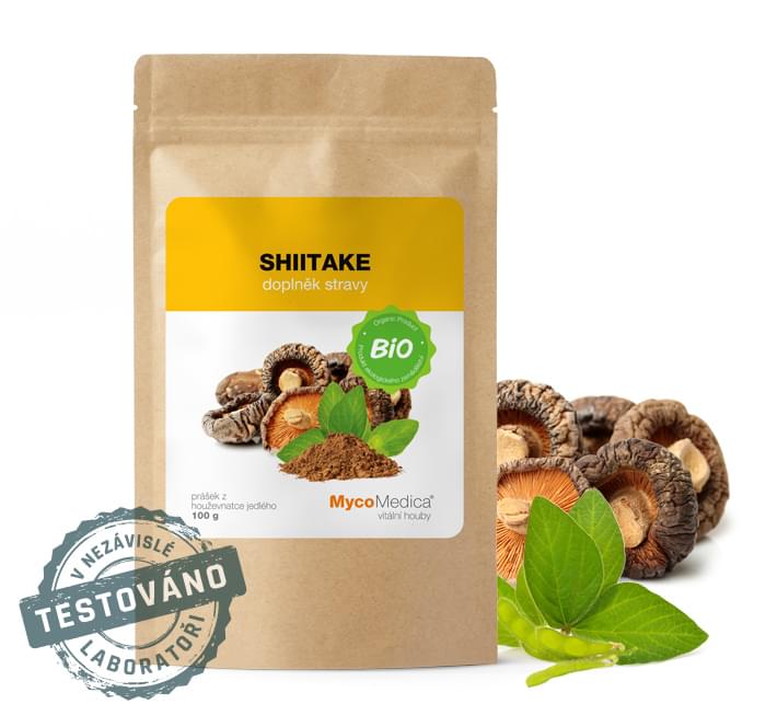 Mycomedica Shiitake prášek BIO 100 g