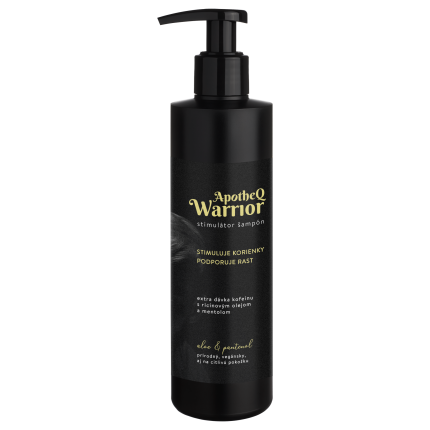 Soaphoria WARRIOR BY APOTHEQ - STIMULÁTOR ŠAMPON PROTI VYPADÁVÁNÍ VLASŮ 250ML