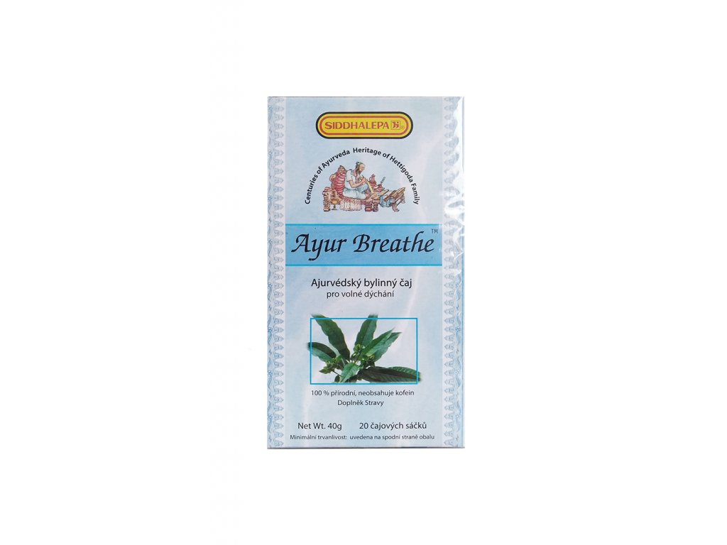 Siddhalepa Ayur Breathe čaj pro volné dýchání 20 sáčků 40 g