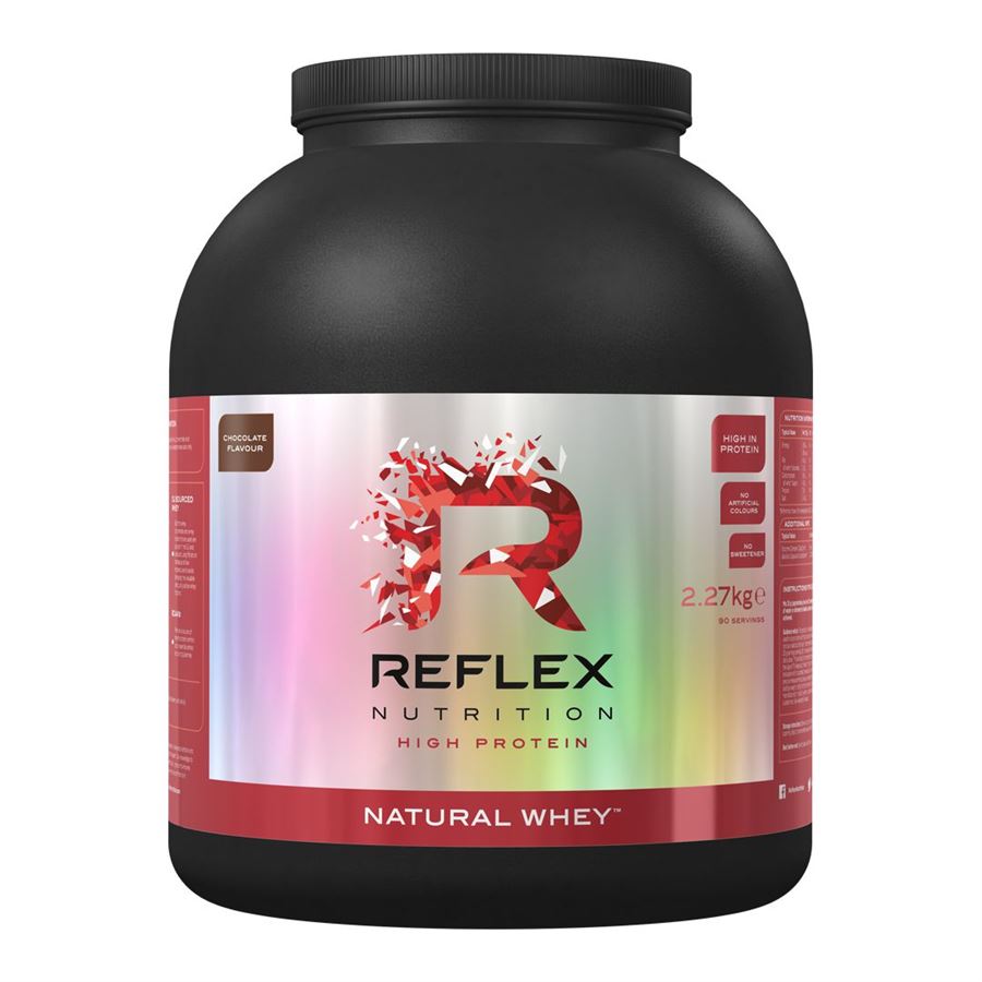 Reflex Nutrition Natural Whey 2270 g varianta: čokoláda