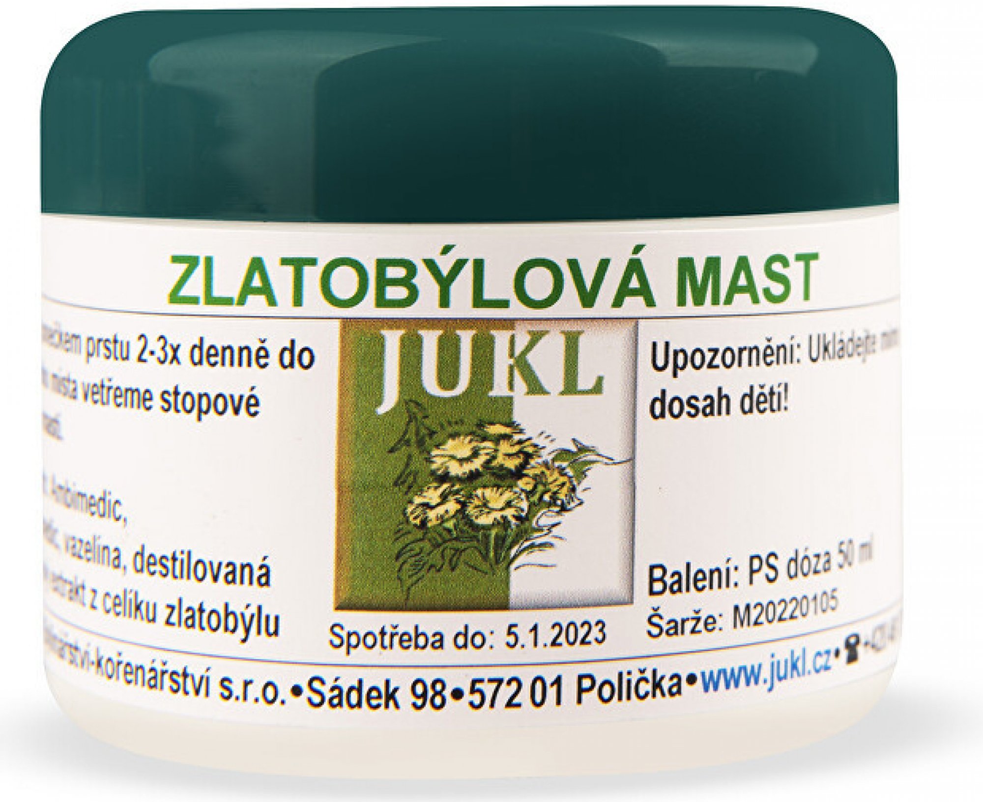 Jukl zlatobýlová mast 50 ml