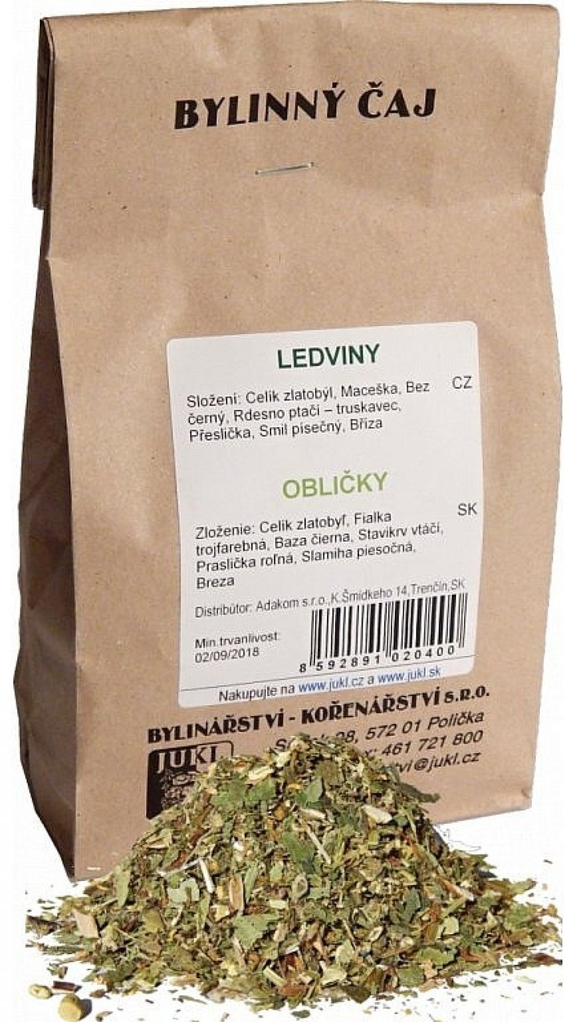 Jukl bylinná směs LEDVINY 100 g