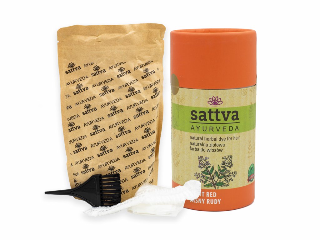 Sattva Henna na vlasy - Světle Červená 150 g