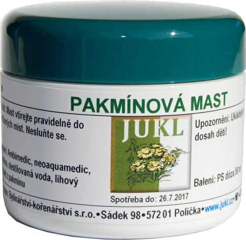 Jukl pakmínová mast 50 ml