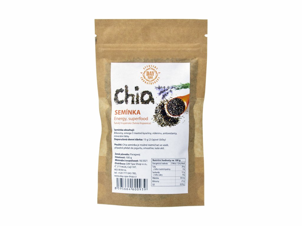 Day spa Chia semínka varianta: malý 100 G