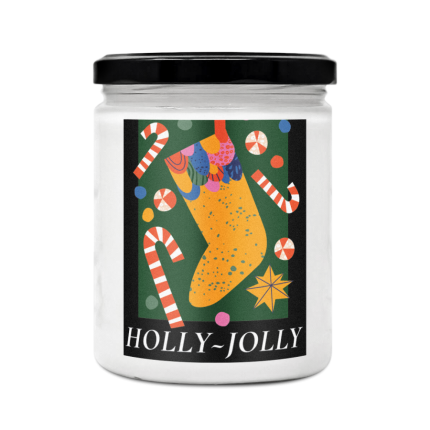 Soaphoria holly jolly designová handmade svíčka 220 ml varianta: Černé hrozny