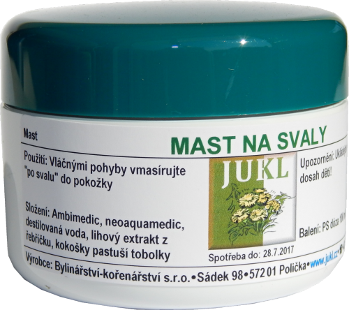 Jukl mast na svaly 100 ml