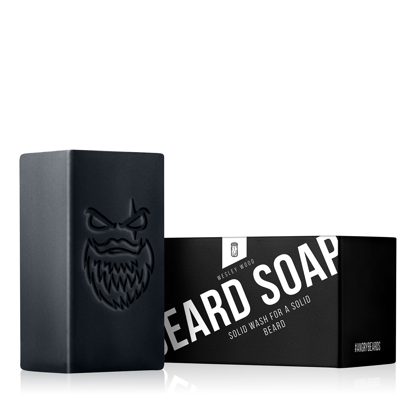 Angry Beards Beard Soap Mýdlo na vousy Wesley Wood 50 g