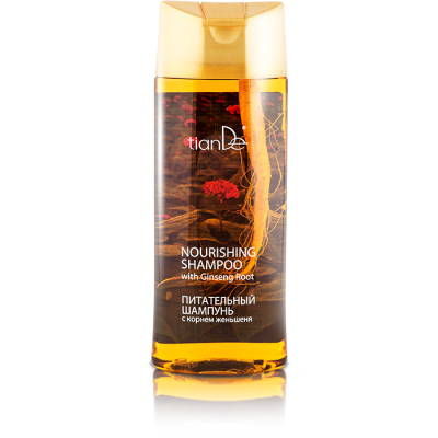 tianDe Vyživující šampon s kořenem ženšenu 450 ml