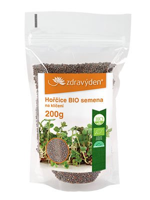 Zdravý den ZdravýDen Bio hořčice semena na klíčení 200 g